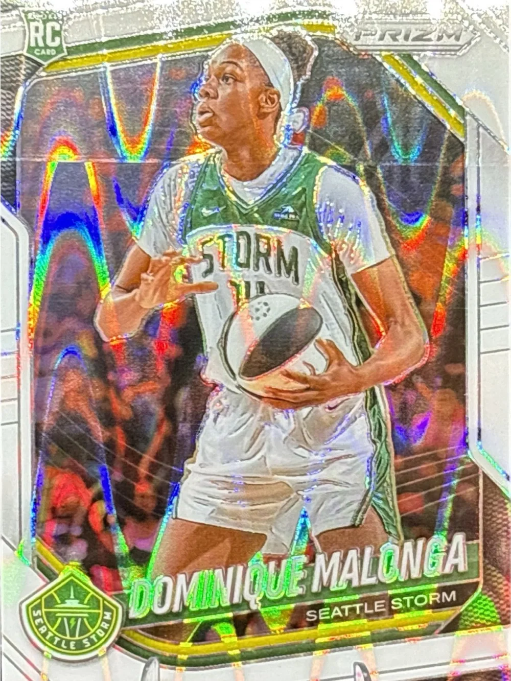 Panini Seattle Storm Dominique Malonga Rookie Basketball Trading Card - Prizm